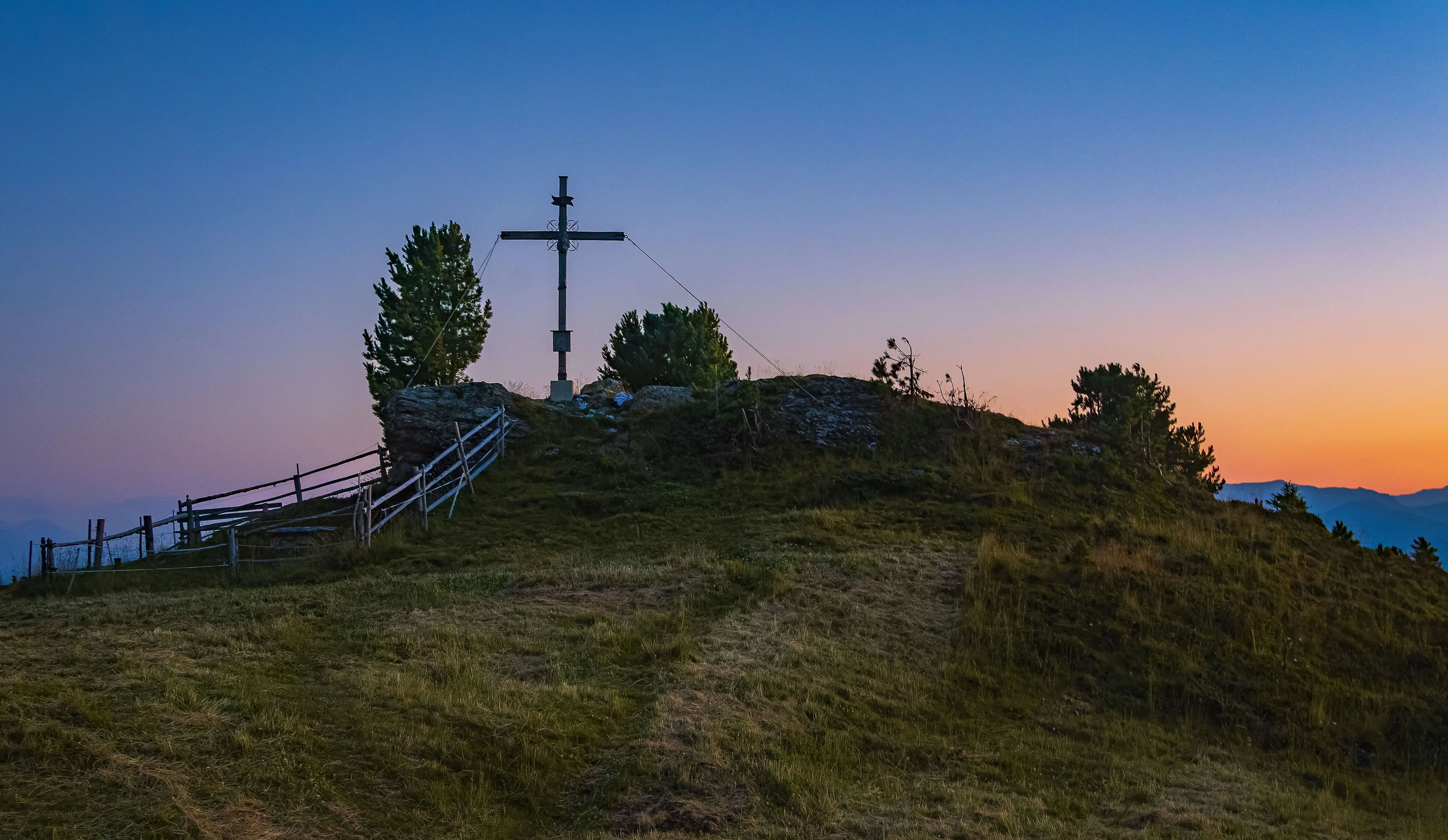 Abendstimmung am Mannskopf im Zillertal – Erholung und Regeneration nach einer Wanderung in den Tiroler Bergen